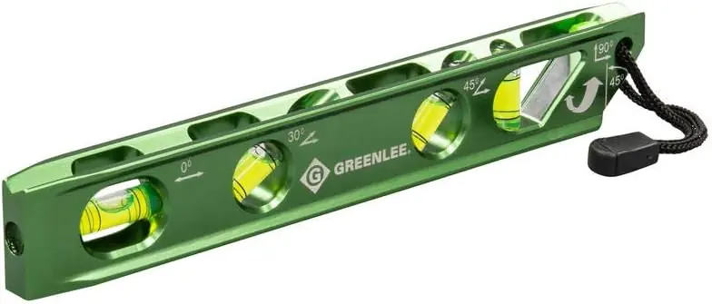 Greenlee L107 Electrician's Magnetic Torpedo Level with Conduit Bending Offset Aid Low Price