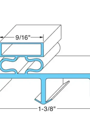 Brand New DOOR GASKET 25 X 28-1/4 for Victory 50600804