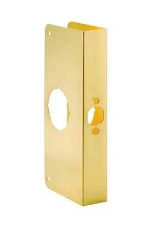 True Value 2001-PB 9-Inch Brass 1-3/8-Inch Thick Door Reinforcer Affordable