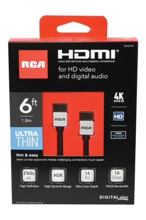 True Value DH6THF 6' Thin HDMI 4K Cable Popular