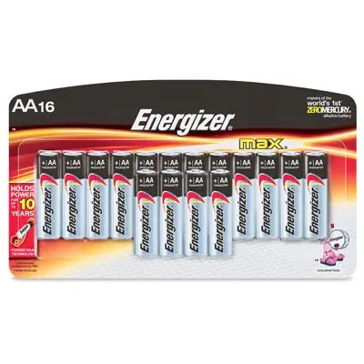 TRUE VALUE E91LP-16 Energizer 16-Pk. AA Alkaline Battery Discount