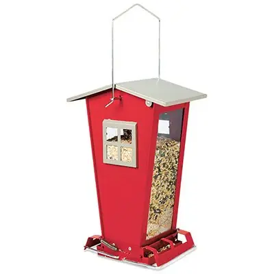 TRUE VALUE NA35194 Audubon Snack Shack Bird Feeder Squirrel-Resistant Holds 7-Lbs. Grab Now