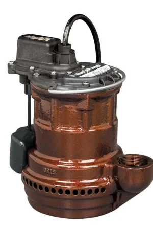 Premium Liberty Pumps 247 1/4 HP 115V Cast Iron Submersible Sump Pump