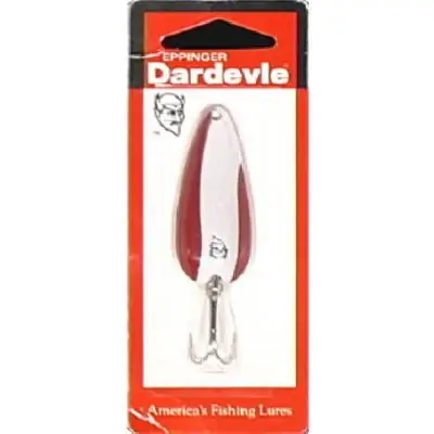 True Value 0307-0015 Daredevle Spoon Lure, Red & White Limited Offer