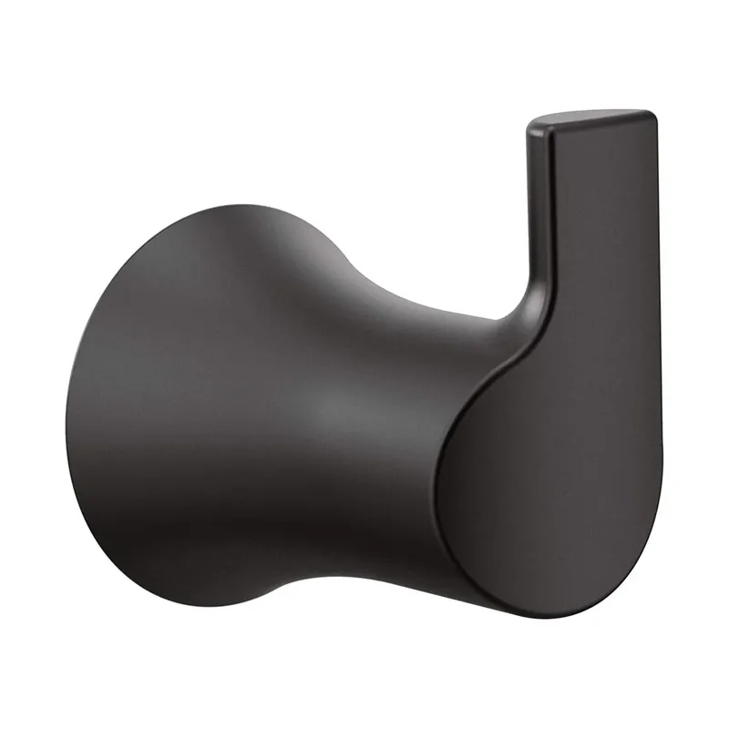 Creative Specialties YB0203BL Moen Doux Matte Black Single Robe Hook One Day Deal