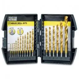 TRUE VALUE 647386 17-Piece Titanium Nitride Drill Bit Set Buy Direct
