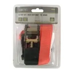 TRUE VALUE MM46 Master Mechanic 1-Inch x 13-Ft Tie-Down With Ratchet Crafted