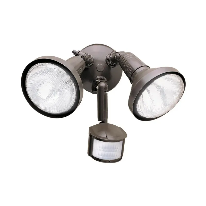 Holiday Sale TRUE VALUE MS185R Security Floodlight, Motion-Activated, Bronze