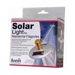 True Value 752250 Annin Flag Pole Solar Light Mini Silver Big Sale