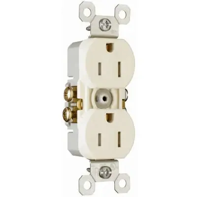 Buy Direct True Value 3232TRLACP8 10-Pack Light Almond 15-Amp 125-Volt Grounded Duplex Outlet