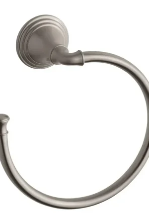 While Supplies Last Kohler 087206951015 Devonshire Towel Ring Brushed Nickel