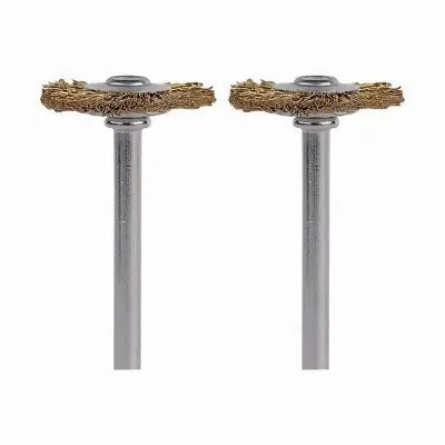 Dremel 535-02 Brass Brush 3/4 in. Dia. 1-11/16 in. L PK2 Weekend Sale