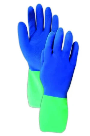Best Choice MAPA Professional 293429 ProTector AFR-282 Natural Latex Blended Nitrile Glove, Chemical Resistant, Size 9