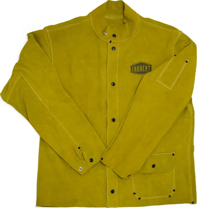 Price Drop IRONCAT 7005/XL Heat Resistant Split Cowhide Leather Jacket - X-Large