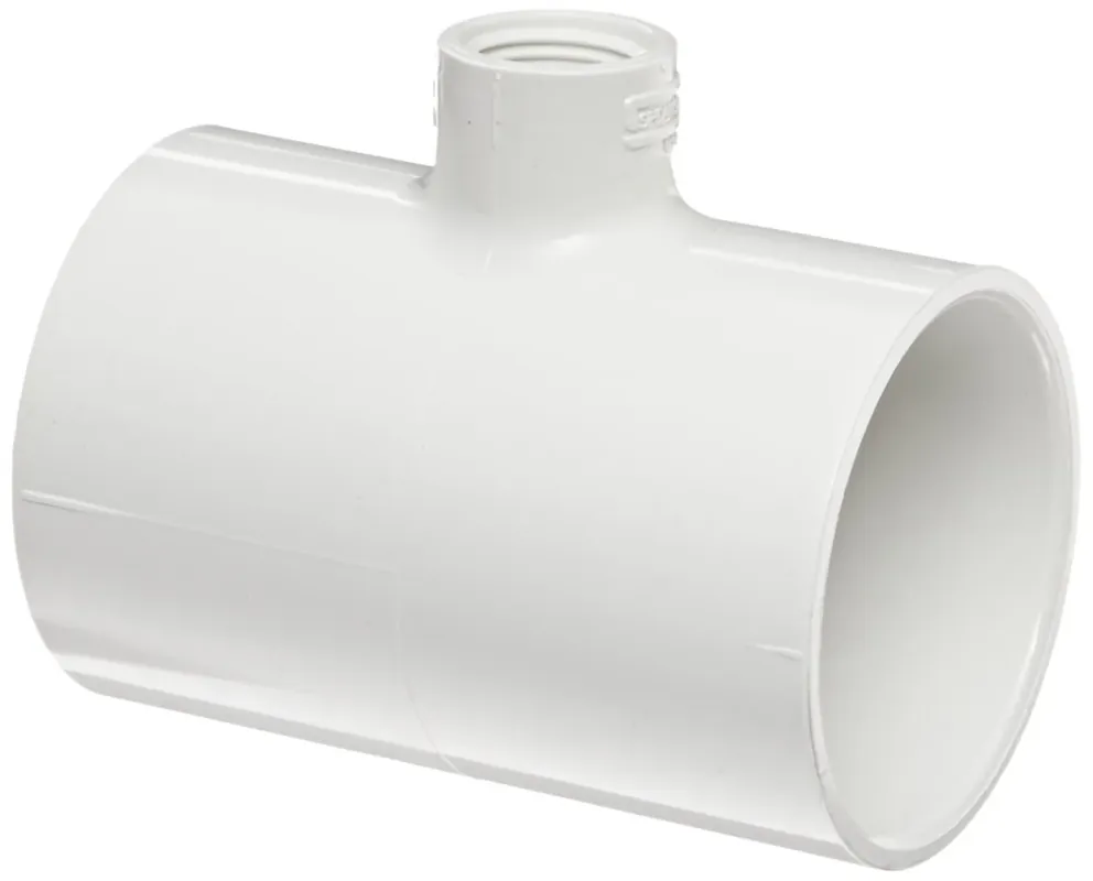 Spears 402-131 Tee Fitting Schedule 40 White 1 Socket x 3/4 NPT Female Trusted Brand