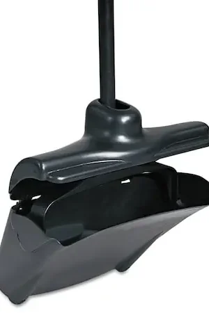 Rubbermaid Commercial FG253200BLA Lobby Pro Upright Dustpan Cover 12.5W Plastic Pan/Metal Handle Genuine