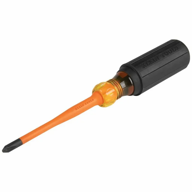 Klein Tools 6934INS Slim Tip Insulated Screwdriver, 1000V, 4-Inch Round Shank, #2 Phillips Tip Sale