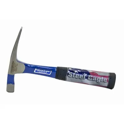 Professional Grade Vaughan 11-532 Brick Hammer - 18 Oz Steel Handle