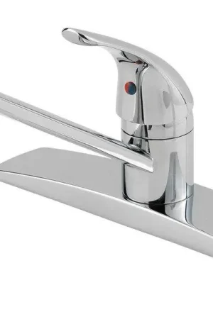 Bargain Pfister G134-1444 Pfirst Series Single Handle Kitchen Faucet in Polished Chrome