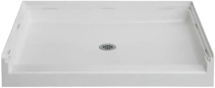 Secure Checkout Sterling 72261100-0 Accord 36-Inch x 48-Inch Single Threshold Receptor in White