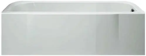 Fan Favorite Sterling 71141120-0 Accord 5-Feet Right Drain Soaking Tub