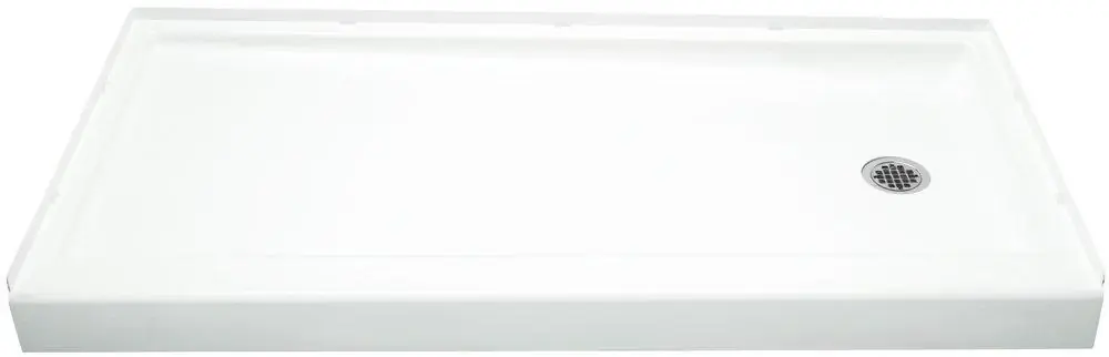 Sterling 72171120-0 Ensemble 60 in x 30 in Shower Base with Right Drain Flash Sale