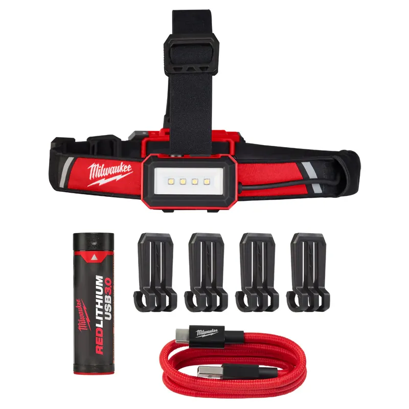 Milwaukee 2115-21 USB Rechargeable Low-Profile Headlamp Certified