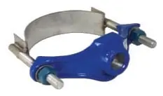 Best Price Smith Blair 315-00076006-000 6 x 3/4 NPT Outlet, 6.84 to 7.6 OD, 200 PSI, Flexi-Coat Fusion Bonded Epoxy, Ductile Iron Body, 304 Stainless Steel Single Strap, Service Saddle