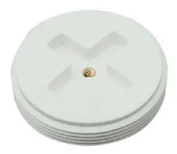 Certified Sioux Chief 878-040 4 MPT Schedule 40 White Glass-Fiber Reinforced Polypropylene Plug without Threaded Brass Insert