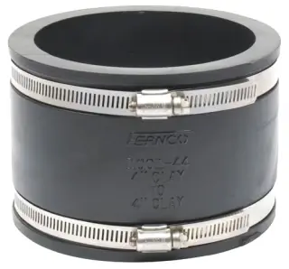 Fernco 1001-44 4 x 4 Flexible Coupling Clay to Clay Seasonal Sale