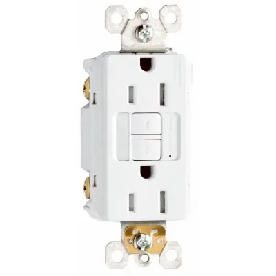 New Arrival True Value 1597NTLTRWCCD4 Pass & Seymour GFCI Receptacle/Night Light, 15A, White