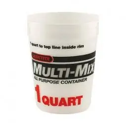 TRUE VALUE 02M3050 Leaktite 1-Qt. Multi-Mix Container Trusted Brand