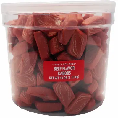 Genuine TRUE VALUE 00384 PE 40OZ BEEF KABO TREAT EA
