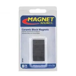 TRUE VALUE 07001 8PC CERA BLCK MAGNETS New Arrival