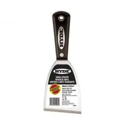 TRUE VALUE 02400 Hyde Scraper Tool, Chisel Edge, Stiff High-Carbon Steel Blade, 3-In. Replacement MPN Direct From Factory