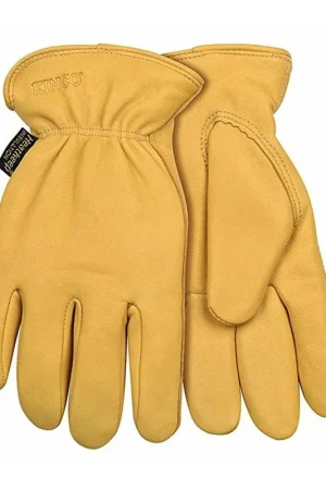 Bargain True Value 90HKM Medium Men's Full-Grain Deerskin Leather Gloves