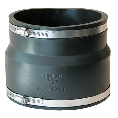 TRUE VALUE P1002-66 6 Inch Flexible Repair Coupling Professional Grade
