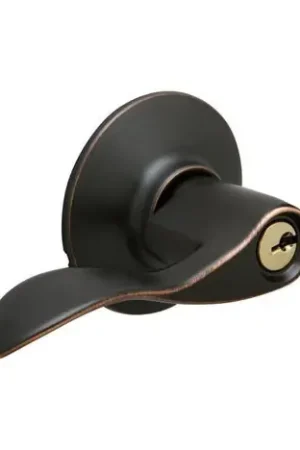 Popular TRUE VALUE F51VACC716 Schlage Aged Bronze Accent Entrance Lockset