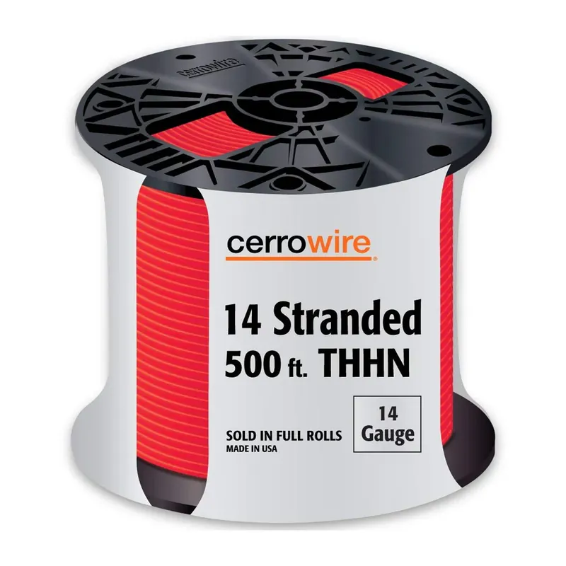 TRUE VALUE 112-3453J 500-Ft. Red 14 Stranded Building Wire Authentic