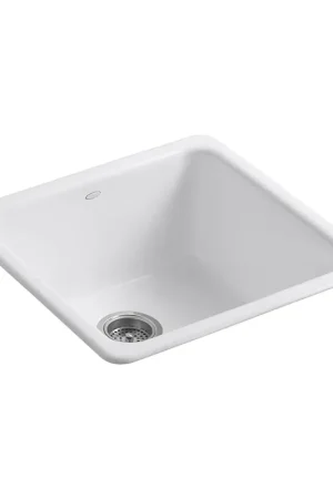 High Quality KOHLER 040688548210 K-6587-0 Iron Tones 20 7/8 x 20 7/8 x 10 top/under-mount single bo