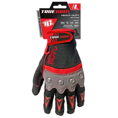 Top Rated TRUE VALUE 9893-23 Large Red/Gray/Black High Performance Gloves EA
