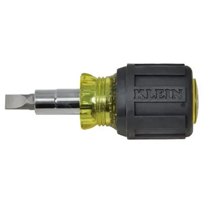 TRUE VALUE 32561 Klein Tools Screwdriver/Nut Driver, Stubby, 4 Tips, Cushion Grip Mega Sale