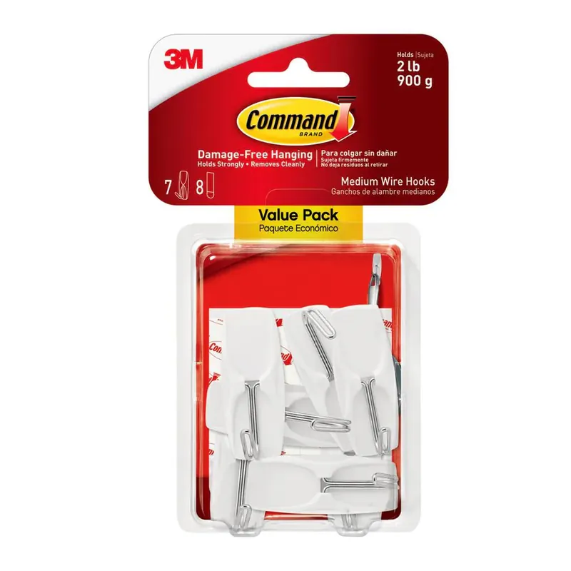 TRUE VALUE 17065-7ES 7CT WHT MED TOGGLE HOOK Affordable