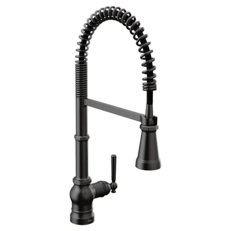 Moen S72103BL Paterson Single Handle Pull Down Kitchen Faucet in Matte Black Sale