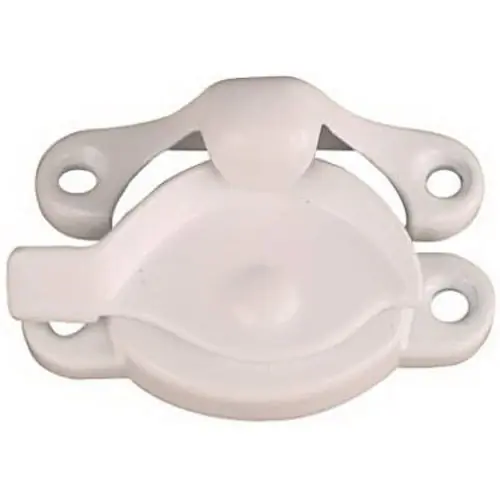 Certified True Value N248-468 White Sash Lock with Screws