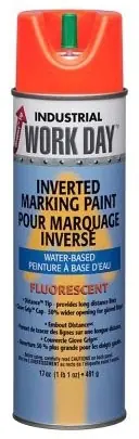 Jones Stephens J40385 Orange Marking Paint 17OZ Can with Inverted Tip Today Only