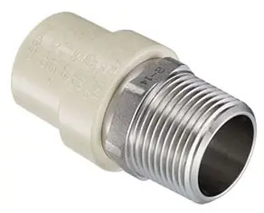 Genuine Spears 4136-005SS Male Adapter 1/2 CPVC X Stainless Steel Threaded