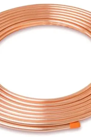streamline D-06050 3/8 x 50' Coil, 0.032 Thick, 700 PSI Soft Copper Dehydrated Refrigeration Tubing Professional Grade