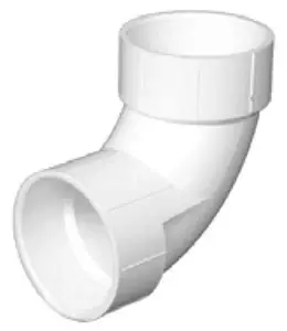Charlotte Pipe and Foundry 03358 DWV4L 4 1/4 Bend (HXH) 90 Degree Affordable
