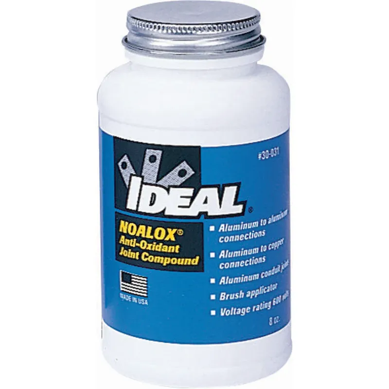 Clearance Ideal 30-031 Anti-Oxidant Compound Noalox 8 OZ Brush Cap